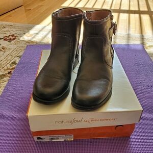 Womens Natural Soul Black Boots